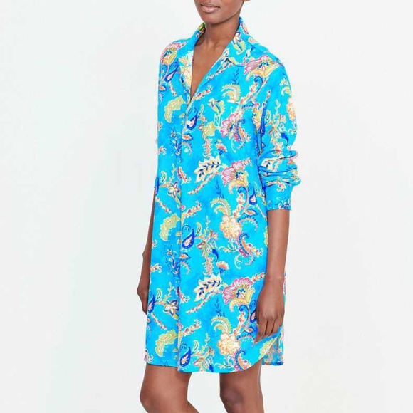 Lauren Ralph Lauren Other - Lauren Ralph Lauren Knit Paisley Print Sleepshirt